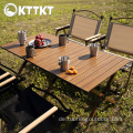 Outdoor reisende Camping -Picknick Klapper Eier Roll Roll Tisch